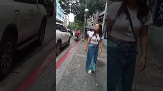 Walking on the street Makati City @uningtvactionclips5590