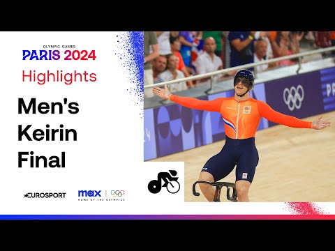 Harrie Lavreysen Wins GOLD MEDAL 🥇🇳🇱 Track Cycling Men's Keirin #Paris2024