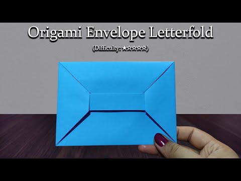 Origami Envelope Letterfold: Easy Step-by-Step Tutorial