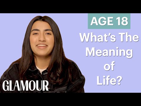70名5-75歲的女性。生命的意義是什麼?| 魅力 (70 Women Ages 5-75: What’s The Meaning of Life? | Glamour)