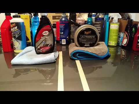 Meguiar's ultimate paste wax vs turtle wax ice seal n shine