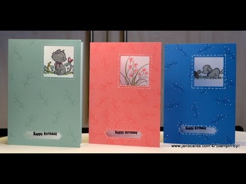 No.347 - Bella Window Card - UK Stampin' Up!