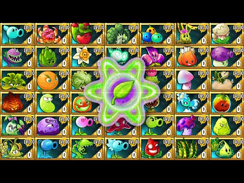 PvZ 2 Challenge - All Plants 1 Power-Up vs 99 Ducky Tube Zombies - Who Will Win?