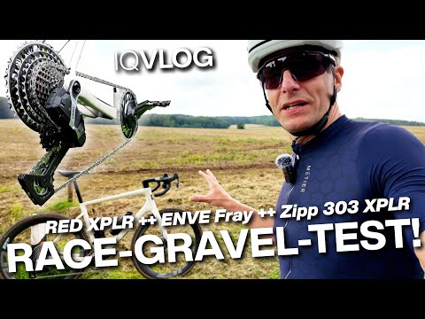 Testfahrt: Sram RED XPLR 13-fach Schaltgruppe, Enve Fray Race-Gravelbike, Zipp 303 XPLR SW #iqvlog