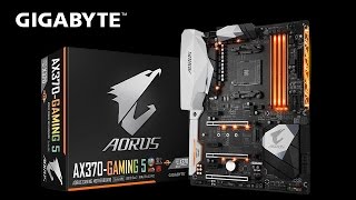 Video thumbnail for GIGABYTE AORUS X370 Series - AX370-GAMING 5 Motherboard Unboxing & Overview by GIGABYTE