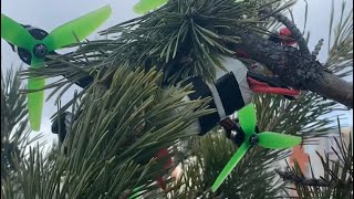 Эпичная эвакуация дрона. Epic rescue operation of FPV Drone