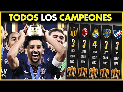 Todas las CAMPEONES de la COPA INTERCONTINENTAL 🏆 (1960-2025) | Historia Completa
