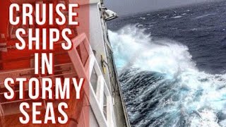 Cruise Ships in Storms, Rough Seas Compilation!