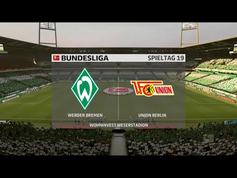 SV Werder Bremen - 1.FC Union Berlin  21.Spieltag Bundesliga 19/20