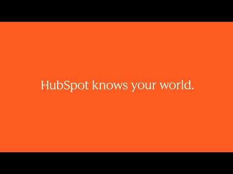 HubSpot demo video