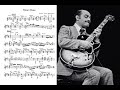 Joe Pass - Nina's Blues Transcription