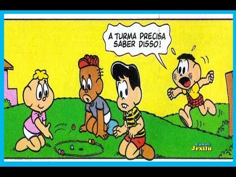 Mônica e Cebolinha - De joelhos -  Quadrinhos Turma da Mônica