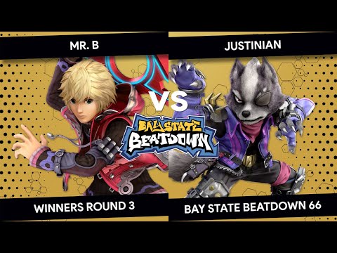 Bay State Beatdown 66 - Mr. B (Shulk, Lucina) vs. Justinian (Cloud, Wolf) - Winners Round 3