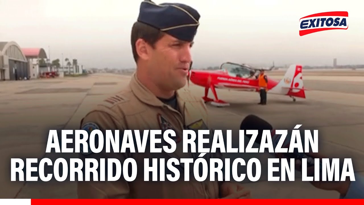 🔴🔵 Aniversario de Lima: 'Escuadrilla Bicolor' prepara un RECORRIDO HISTÓRICO sobre la ciudad