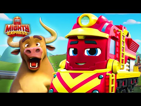 Wild Bull Delivery! MINI EPISODE Mighty Express Season 4 - Mighty Express Official