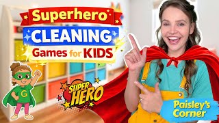Learn to Clean for Kids 🧹 | Cleaning Superheroes - Learn Through Play | Toddler Learning Video