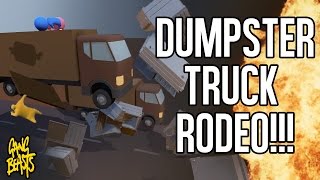 Gang Beasts!!! 0.1.5 Halloween Update! Dumpster Truck Rodeo!