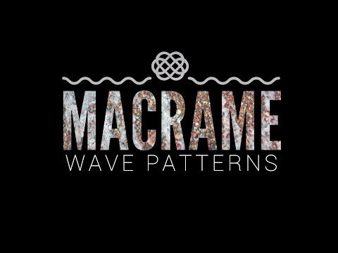 Macrame ABC pattern sample 17