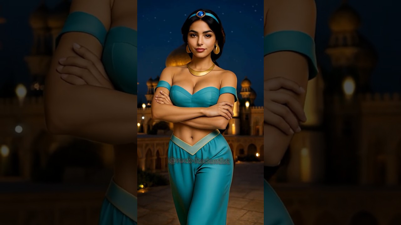 Aladdin Characters Brought to Life! #aladdin #jasmine #disney
