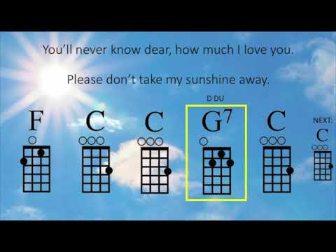 You Are My Sunshine Ukulele Play Along