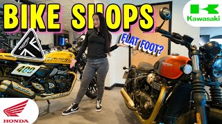 Can a 5'2" Rider Handle a Triumph? (Bike Shopping with Dad!)