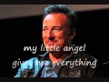Bruce Springsteen - Jersey girl (lyrics on clip ...