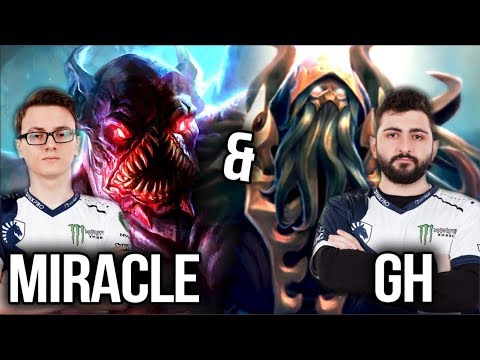 Miracle NS feat. gh Invoker Deadly Liquid Duo 18k MMR Gameplay - Dota 2
