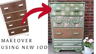 Furniture Makeover With Spring 2024 New IOD Paint Inlay | Learn Paint Inlay Basics