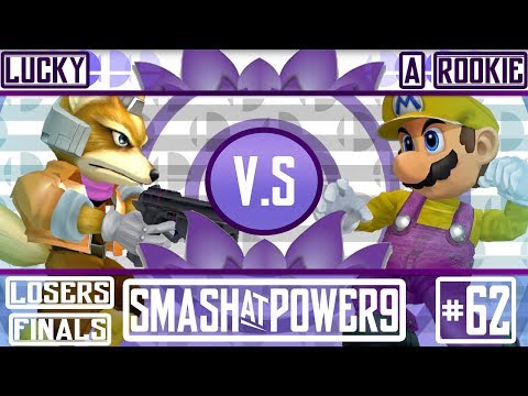 The Last S@P9 - Lucky (Fox) VS A Rookie (Mario) - SSBM Losers Finals