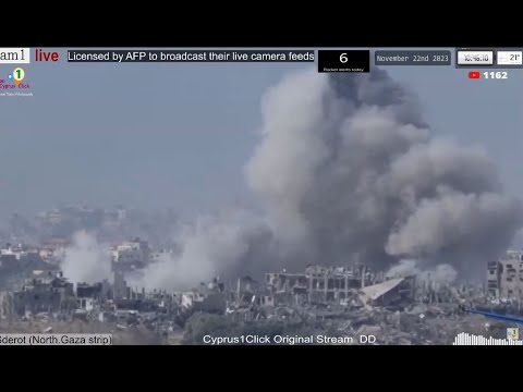 Israel Gaza War Nov 22nd Ground Activity & Bombardments 906am   1120am