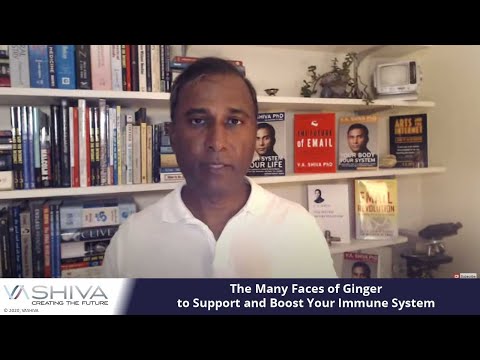 Dr.SHIVA LIVE: The Many Faces of Ginger to Support and Boost Your Immune System.