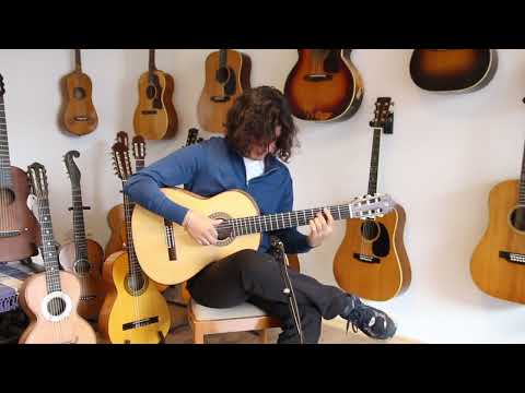 Juan Fernandez Utrera flamenco guitar 2015 - spruce/cypress - powerfull guitar - traditional style - check video! image 14