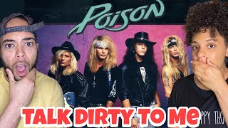 THEY PUT ON A SHOW!! | FIRST TIME HEARING POISON - Talk Dirty To Me REACTION