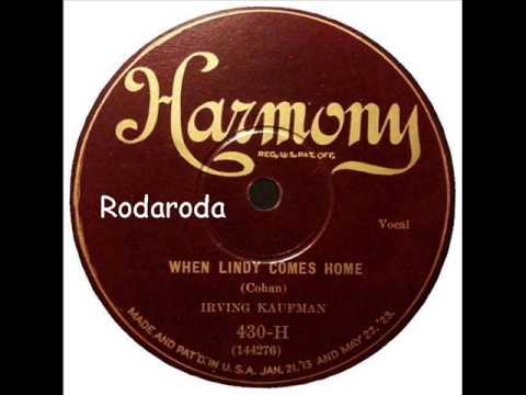 When Lindy comes home (Charles Lindbergh) - Irving Kaufman