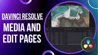 Media and Edit Page for Beginners // Davinci Resolve