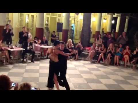  Miguel Angel Zotto  and  Daiana Guspero  are  dancing  at  Todos Tango Festival  in  2016