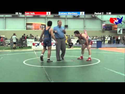 Cohl Fulk vs. Gustavo Martinez at 2013 ASICS University Nationals - FS
