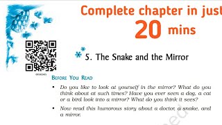 English Class 9 Beehive : The Snake and the Mirror