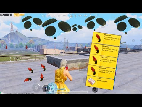 OMG!! I FOUND 4x FLARE GUN in MILITARY BASE😱Pubg Mobile