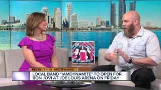 Local band "IAMDYNAMITE" to open for Bon Jovi Wednesday, March 29 in Detroit