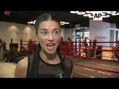 Model Adriana Lima shows us her workout; says this will be her 16th Victoria's Secret Fashion Show a