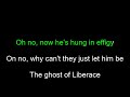 S P A R K S Sparks   The Ghost Of Liberace Official Visualiser Karaoke