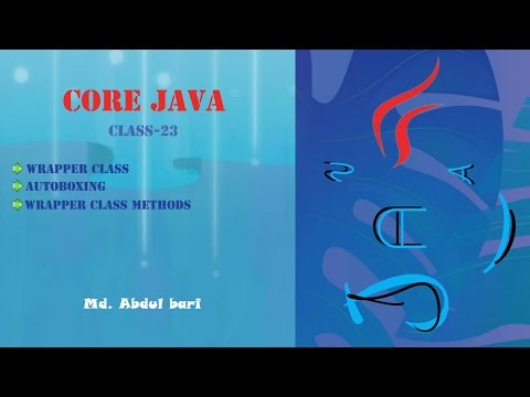 Core Java Bangla Tutorialwrapper Class Class 23