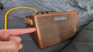 Quick tour and sound demo Flatsons Crush20 guitar amp - Flatsons Crush20 Acoustic Guitar Amp, 20W Mi