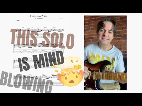 How to Play Twice In A While by Oz Noy (solo)