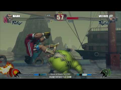 House of Cicada SF4 Tournament - WB1 - Marn (BA, AB) vs Vicious (CA, RU)