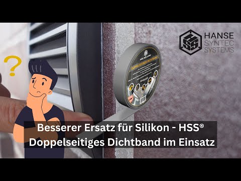 HSS Doppelseitiges Dichtband Versiegelung Lüfter - Abdichtung im Einsatz #Silikonersatz