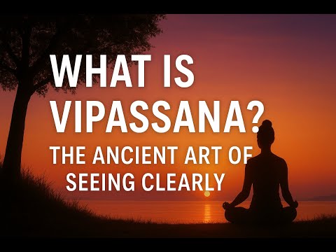 🕊️What is Vipassana? – The Ancient Art of Seeing Clearly | Whispered ASMR Mindfulness Meditation