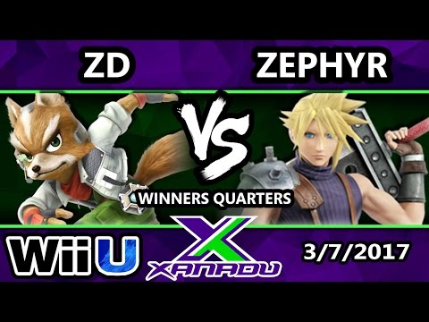 S@X 192 - InC | ZD (Fox) Vs. Zephyr (Cloud) - SSB4 Winners Quarters - Smash for Wii U - Smash 4