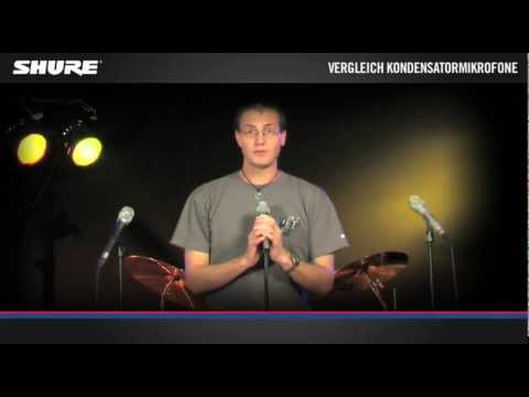 Vergleich: Shure Gesangs-Kondensatormikrofone für die Bühne